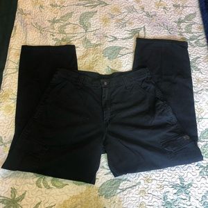 Black wrangler cargo pants
